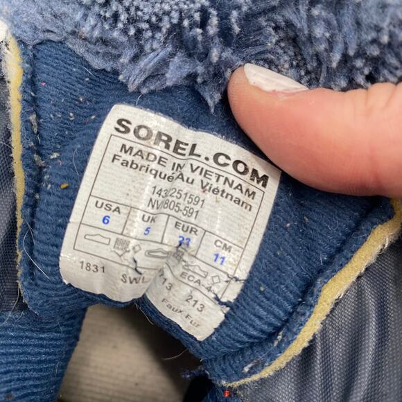 Sorel Snow Commander Winter Nylon Snow Boot Size 6 - Picture 9 of 9